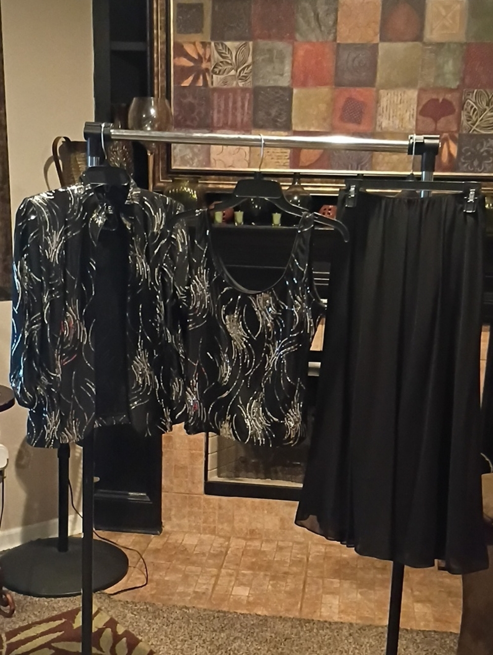 ALEX EVENINGS 3-pc Skirt Suit - Elegant Evening Wear